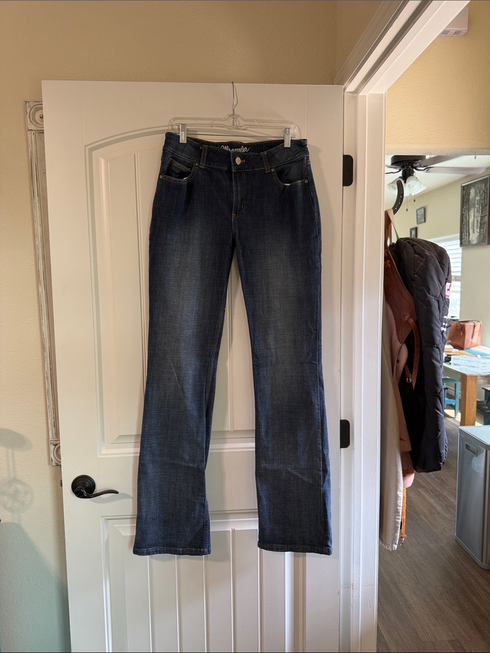 Wrangler Women's Dark Blue Bootcut Jeans